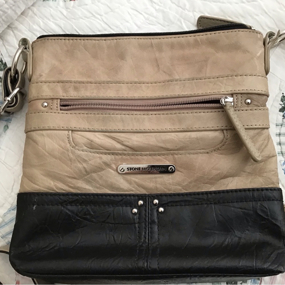 Stone Mountain Two Color Crossbody Bag